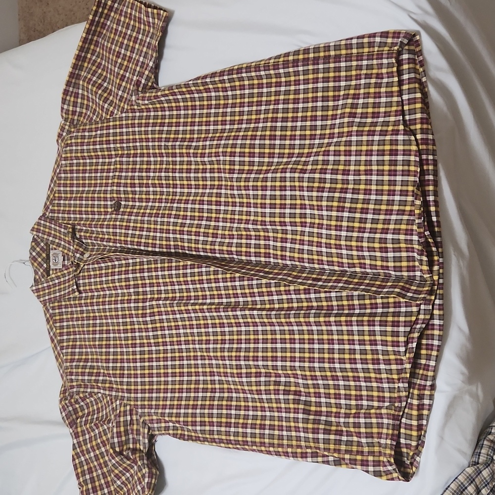 Cinch short sleeved button down sz lg